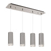 Cameo 25-in Brushed Nickel 4-Light Multi Pendant