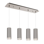 Cameo 25-in Brushed Nickel 4-Light Multi Pendant
