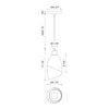 Capri 5-in Chrome/Clear Glass 1 Light Pendant