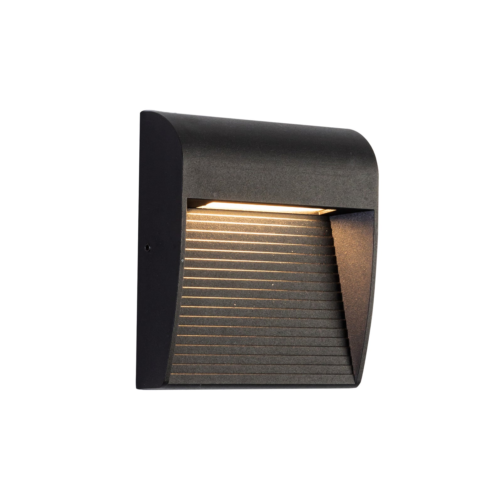 Casa 5-in Black LED Exterior Wall Sconce
