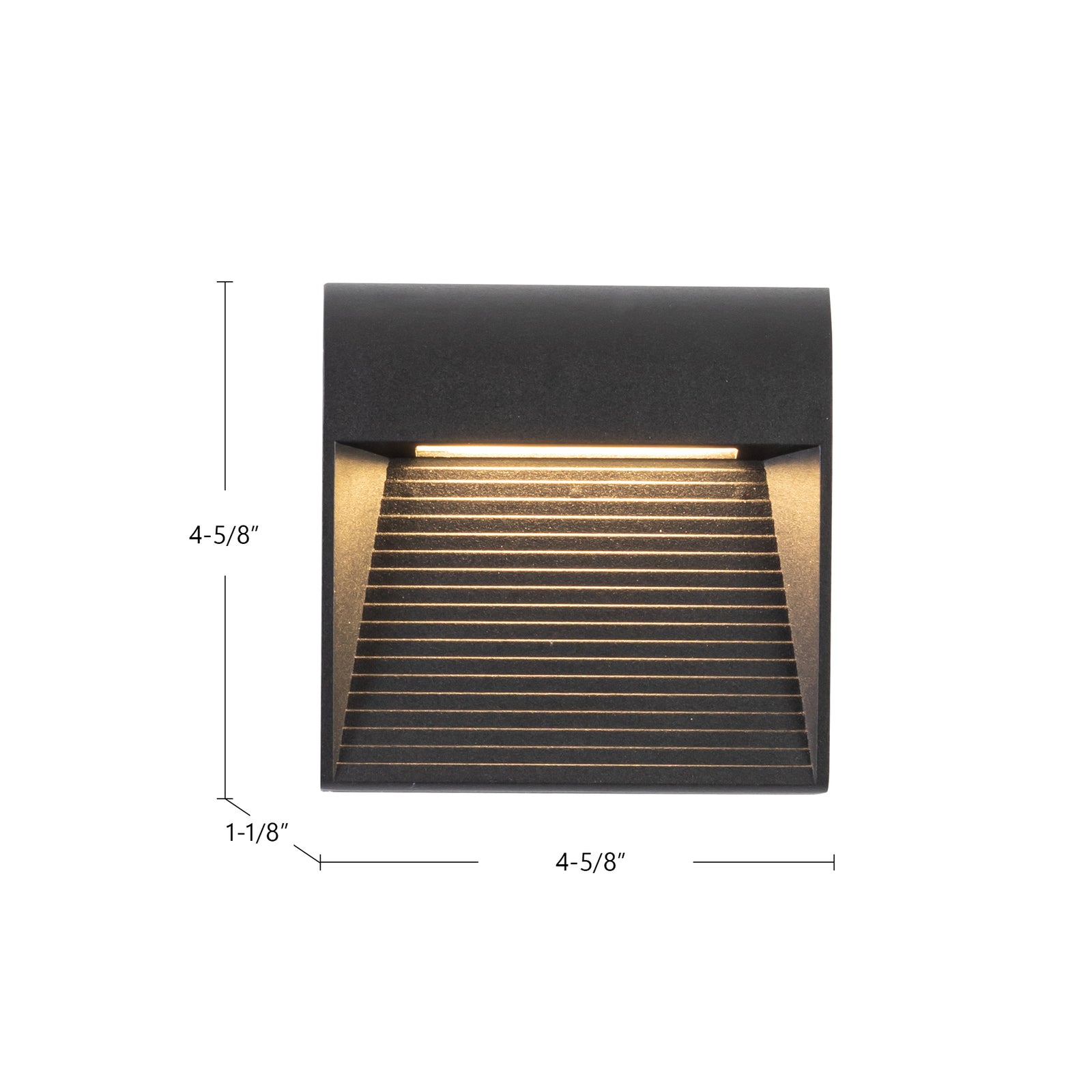 Casa 5-in Grey LED Exterior Wall Sconce