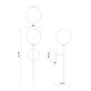 Cassia 6-in Aged Gold/Opal Matte Glass 1 Light Wall/Vanity