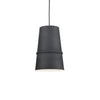 Castor 8-in Black 1 Light Pendant