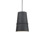 Castor 8-in Black 1 Light Pendant