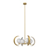 Celeste Vintage Brass 4 Lights Chandeliers