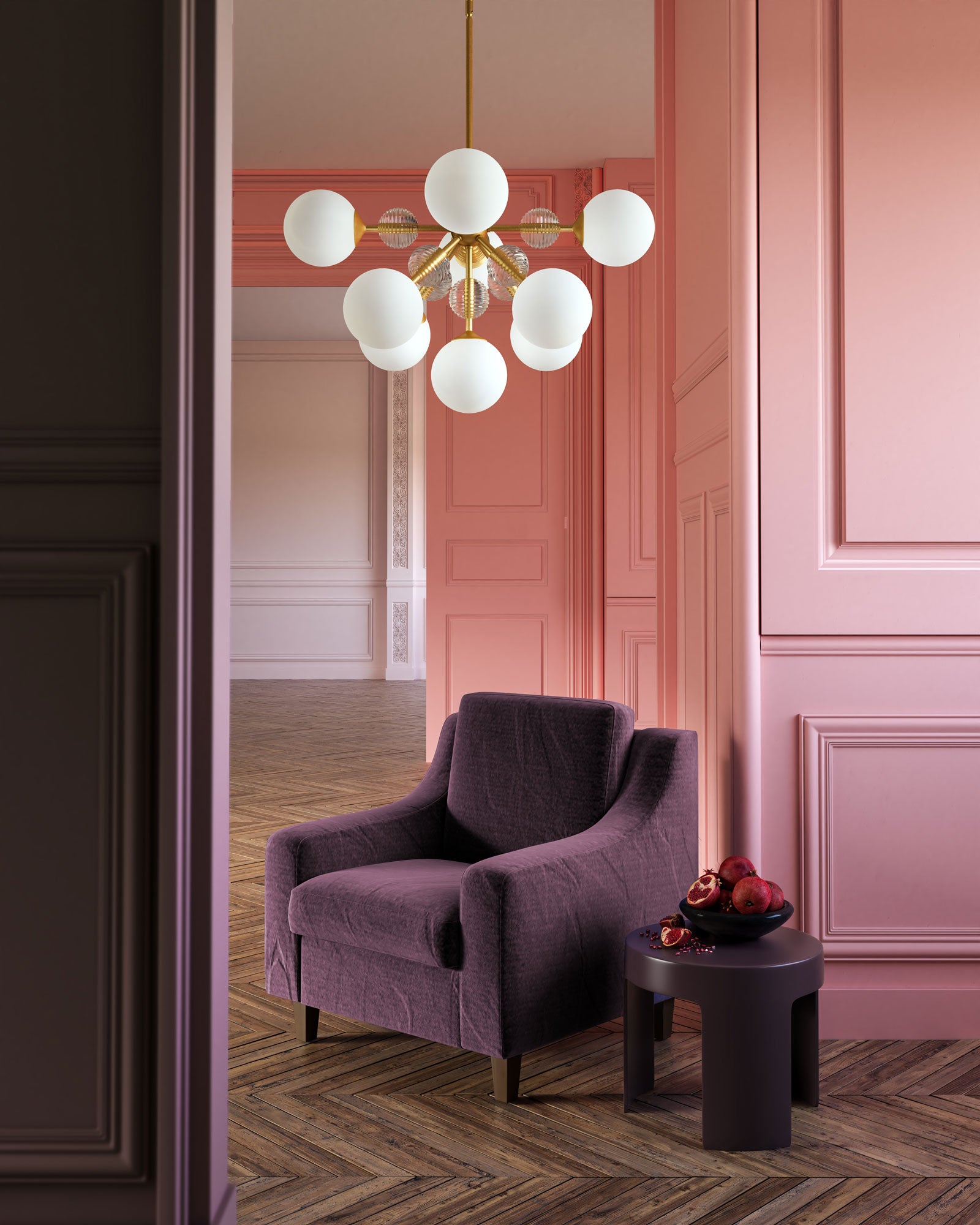 Celia 31-in Brushed Gold/Opal Glass 9 Lights Chandeliers
