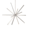 Sirius 48-in Brushed Nickel LED Chandeliers