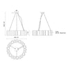Akira 30-in Black/Gold 7 Lights Chandeliers