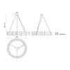 Akira 40-in Black/Gold 12 Lights Chandeliers