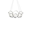 Oros 24-in Antique Silver LED Chandeliers