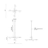 Jayden 40-in Black LED Chandeliers