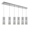 Champagne 42-in Chrome 6-Light Multi Pendant