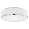 Charlie 12-in Chrome LED Flush Mount