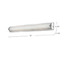 Charlotte 36-in Chrome LED Vanity