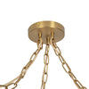 Cherise Brushed Gold/Glossy Ribbed Opal Glass Socket 7-in Multi Pendant