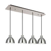 Chroma 28-in Brushed Nickel 4-Light Multi Pendant
