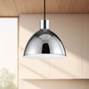 Chroma 6-in Chrome LED Pendant