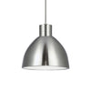 Chroma 12-in Brushed Nickel LED Pendant