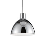 Chroma 12-in Chrome LED Pendant
