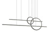 Chute Calypso 56-in Black LED Multi Pendant