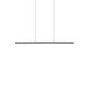 Chute 35-in Black LED Linear Pendant
