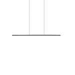 Chute 35-in Black LED Linear Pendant