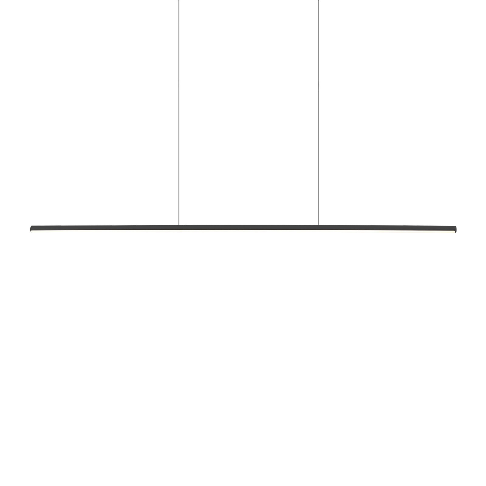 Chute 47-in Black LED Linear Pendant