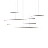 Chute Motion 60-in Black LED Multi Pendant