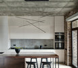 Chute Motion 60-in Black LED Multi Pendant