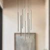 Chute 19-in Black LED Multi Pendant