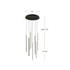 Chute 19-in Black LED Multi Pendant