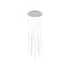 Chute 19-in White LED Multi Pendant