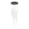 Chute 24-in Black LED Multi Pendant