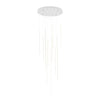 Chute 24-in White LED Multi Pendant