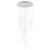 Chute 31-in White LED Multi Pendant