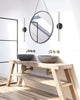Chute 35-in Black LED Wall Sconce