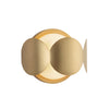 Ciel 10-in Brushed Gold/Opal Glass Socket Wall Sconce