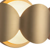 Ciel 10-in Brushed Gold/Opal Glass Socket Wall Sconce