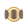 Ciel 10-in Brushed Gold/Opal Glass Socket Wall Sconce