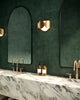 Ciel 10-in Brushed Gold/Opal Glass Socket Wall Sconce