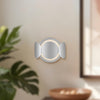Ciel 10-in Chrome/Opal Glass Socket Wall Sconce