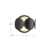 Ciel 10-in Chrome/Opal Glass Socket Wall Sconce