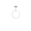 Cirque 24-in Brushed Nickel LED Pendant