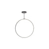 Cirque 36-in Black LED Pendant