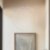 Cirque 36-in Brushed Nickel LED Pendant
