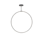Cirque 48-in Black LED Pendant
