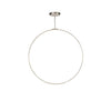Cirque 48-in Brushed Nickel LED Pendant
