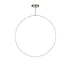 Cirque 60-in Brushed Nickel LED Pendant