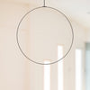 Cirque 72-in Black LED Pendant