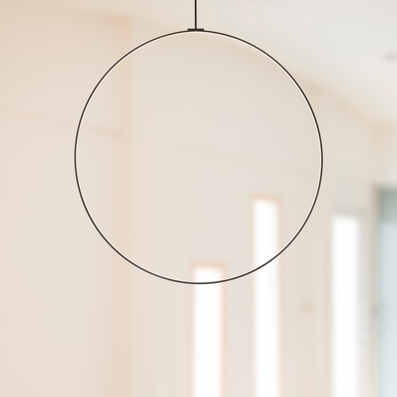 Cirque 72-in Black LED Pendant